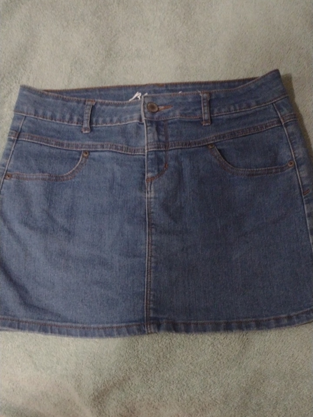 Classic Bluenotes Denim Mini Skirt